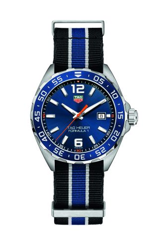 TAG Heuer Formula 1 Quartz 43 Stainless Steel / Blue / NATO